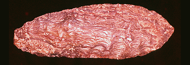 45KT28/1413. Stone Knife, miscellaneous specimen; Component VIIA, Cayuse I Subphase.